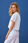 Женская футболка Stimma Литерия, цвет - Белый