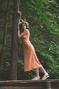 Жіночий сарафан Stimma Ефімія, колір - помаранчевий