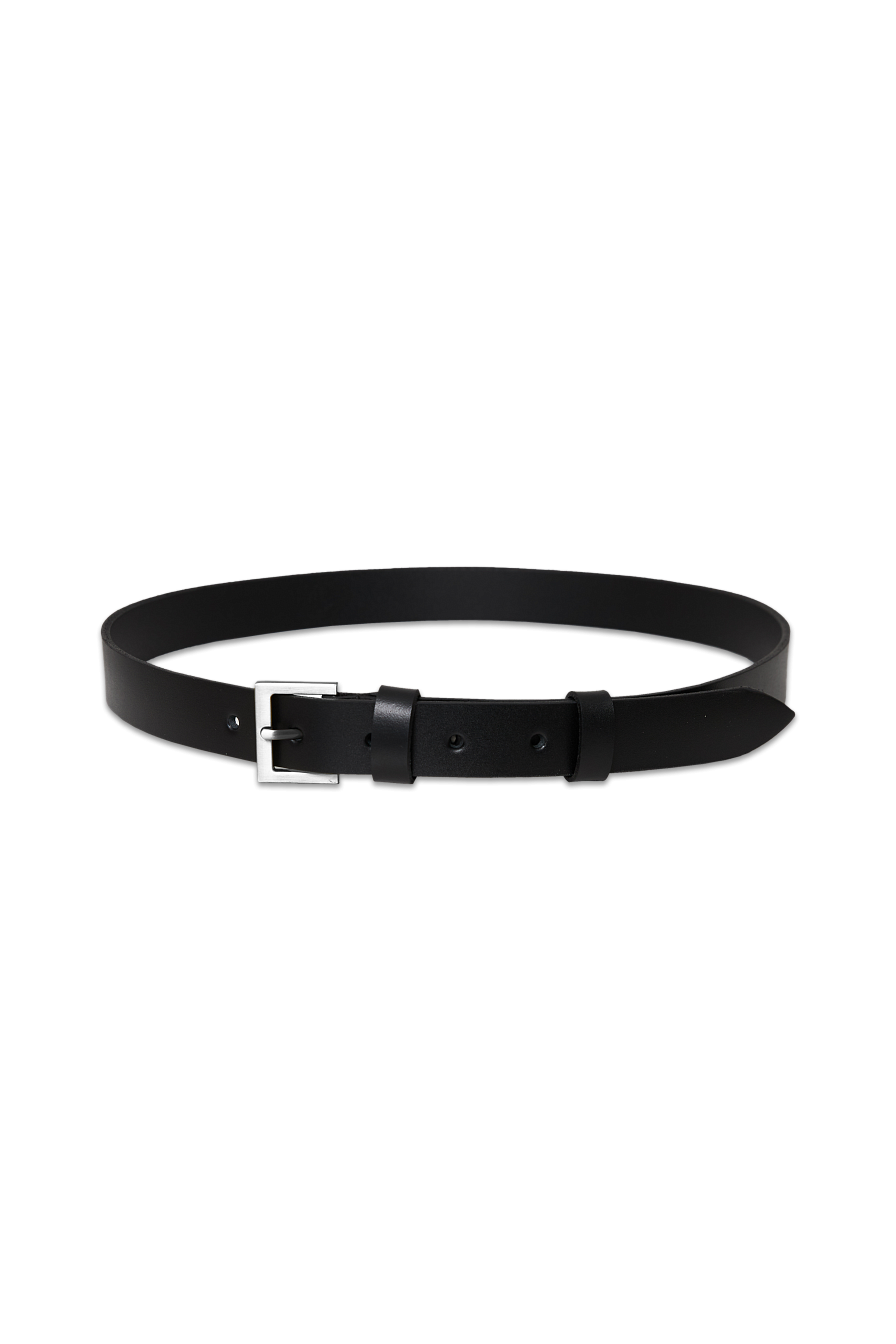 Жіночий ремінь Stimma шкіряний Лада S 3,0 см КВ чорний(срібний), фото 1 