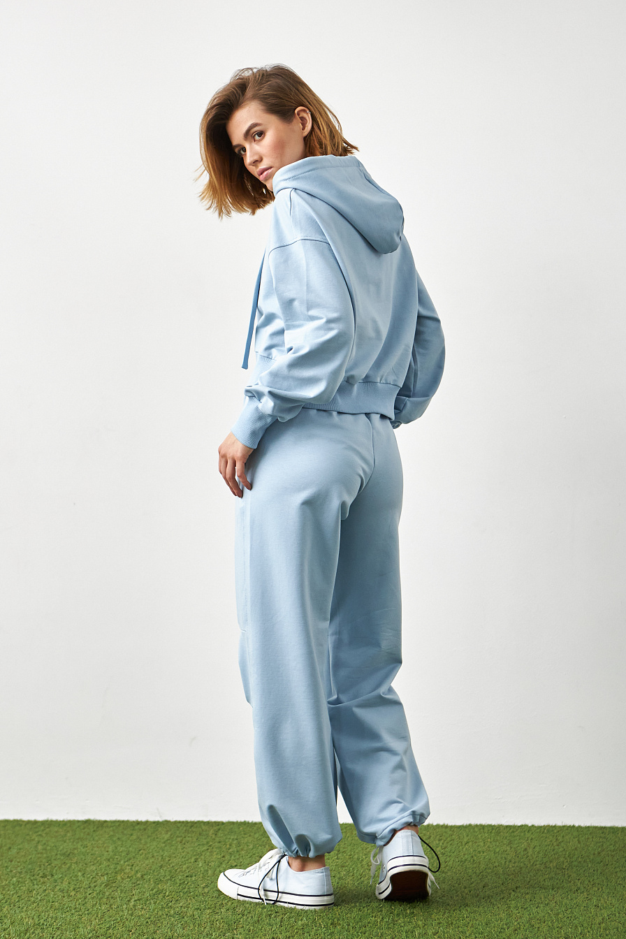 Жіночий спортивний костюм Stimma Ламелій, колір - блакитний