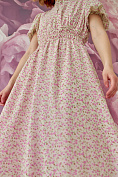 Жіноча сукня Stimma Кларенс, колір - Лайм/рожева квітка